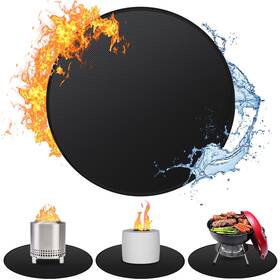 Huchiz 742939803399 19.5 Fire Pit Mat For Solo Stove Mesa Tabletop Fireproof So