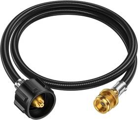 Ban00031100-1 Huge Union 4 Feet Propane Hose Adapter 1lb To 20lb Converter P