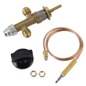 Hyddnice 617256033333 Low Pressure Propane Gas Fire Pit With Thermocouple And Knob Switch Lpg Propa