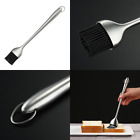 Hys001 Heavy Duty Bbq Basting Brush Silicone Bristles Stainless 714497291567