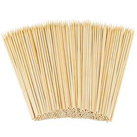 Hysagtekho081-20cm Hysagtek 300 Pcs Natural Wooden Bamboo Skewers Chocolate Fountain Fondue Sticks For Bb