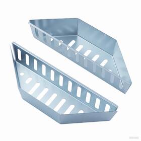 Ievateagg 730763418414 Stainless Steel Charcoal Basket Set Of 2pcs For Weber Bbq Grilling Silver