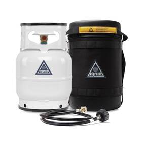 Ignik 850009310644 Refillable Gas Growler Deluxe 5-pound Propane Tank With Carry Case And