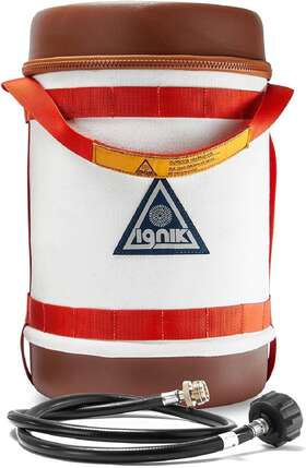 Ignik Igpro-00221 Gas Growler Carry Case And Hose Kit For 5-pound Refillable Propane Tank