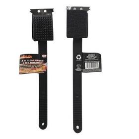 20510 Iit 3-in-1 Bbq Grill Brush 15 Inch Handle - New