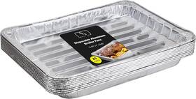 Inc. 726084710887 Pack Of 25 Disposable Aluminum Broiler Pans Good For Bbq Grill Trays Multi