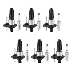 Tmf003031 Itom Ignition Coil Pack And Spark Plugs Uf303 Compatible With Buick Rainier 2