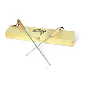 201313 Jaccard Pig Tail Food Flipper Combo With Gift Box 19 Inch And 12 Hardwood Handles