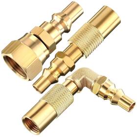 Ea-jagely-2126 Jagely 3 Pcs Adapter Kit Straight 1/4 Inch Rv Connect Conversion Fitt