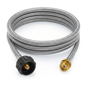 Ggh0010 Jakivew 5 Ft Stainless Steel Braided Propane Hose Adapter For Buddy Heater Coleman S