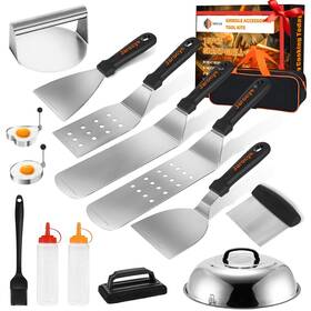 Gak-15-001 Jarocye 15pcs Griddle Accessories Kits For Blackstone And Camp Chef Flat Top Grill A
