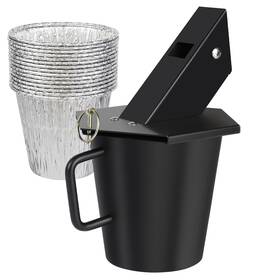 Gbll-001 Jianbenkj Grease Bucket For Smoker&pellet Grill With Lid&15pcs Liners Catcher S