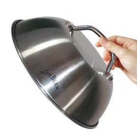 Jb0181 Jim Beam 9 Inch Burger Cover And Cheese Melting Dome Heavy Duty Stainless Steel