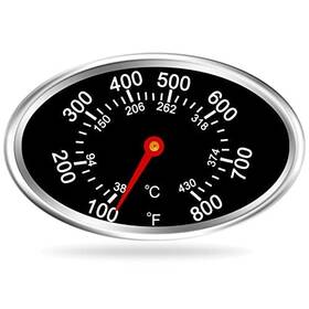 Jjlfresheners 760627817633 1pc Grill Lid Thermometer Heat Indicator Replacement For Master Nexgrill