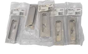 In.16.228 Jnf Lot Of 5 Satin Stainless Steel Flush Handles Cuvette Inch 16.228 Genuine Oem