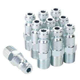 F2025 Joroy 1/4 Air Hose Fittings Automotive T-type Plug Inch Male Npt Threads Size