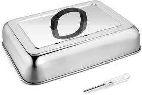 Joyfair 744110104035 13 X 9.8 Inch Basting Cover Melting Domes Stainless Steel Rectangular