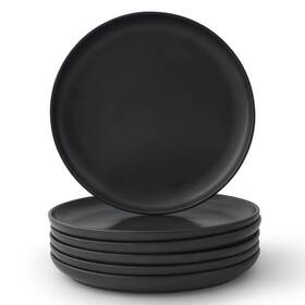Joyjolt 810071422300 Mesa Stoneware Dinner Plates Set Of 6 10.5 Inch Dish Dishwasher And