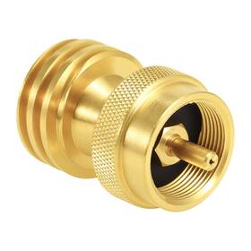 Joywayus 653445032329 Solid Brass Saver Adapter 1 Lb Round Propane Converter Unive
