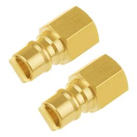 6zm-fer-70630 Joywayus Brass Quick Connect Propane Fitting 3/8 Inch Male Plug X Npt Female 2 Pack