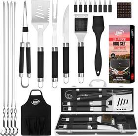 Kaluns 850014784683 Dad Gifts For Fathers Day Grilling Heavy Duty Stainless Steel Grill Set