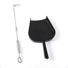 De-ssu1216-c168 Kamado Factory Ash Pan And Poker Compatible With Big Green Egg Accessories Stainless Ste
