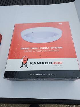 Kamado Joe 811738020532 Deep Dish Pizza Stone