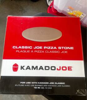 Kj-ps23 Kamado Joe New Classic Ceramic Pizza Stone For Wood Fired Grilled