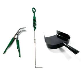 Ats0001 Kamaster Charcoal Grill Ash Tool Set For Big Green Egg Accessories Pan Rake