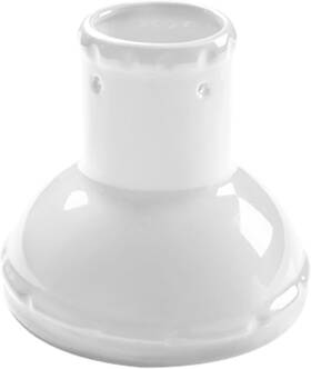 Tckjz010203 Kamaster White Ceramic Chicken Holder For Grill Beer Can Throne