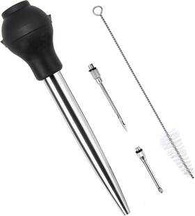 Cominhkpr140527 Kaycrown Best Utensils Stainless Steel Turkey Baster Commercial Grade Quality Silicone