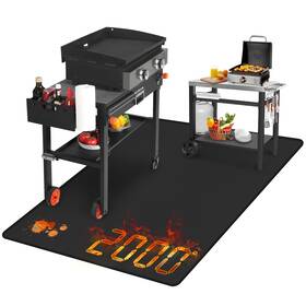 Ks-skgrd1x1.8-1p01 Keeswin Grill Mat 70 X 40 Inch Under Grilling Mats For Outdoor Silicone