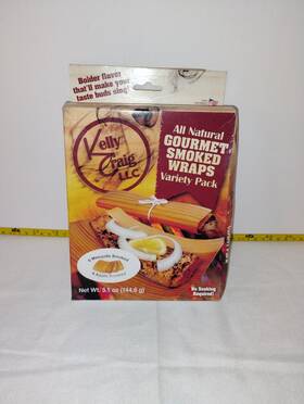 Kelly Craig Llc 781723680600 All Natural Gourmet Smoked Wraps - Variety Pack Mesquite Apple