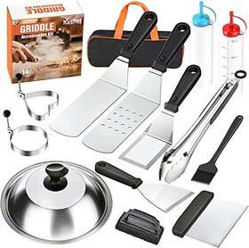 Kesfitt 703663431920 Blackstone Griddle Accessories Kit - 14pcs Set For Flat Top Grill