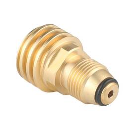 Kibow 709951480496 Universal Propane Tank Adapter For Old P.o.l Style To New Style/100% Solid Brass