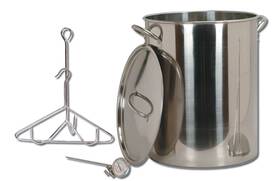 King Kooker 081795999304 New Stainless Steel Turkey Fry Pot 30 Quart