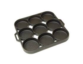 Ci9bps King Kooker New Pre-seasoned Cast Iron Biscuit Pan