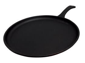 Cirg10s King Kooker New Pre-seasoned 10.5-inch Cast Iron Round Griddle
