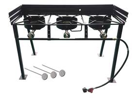 Cs-42 King Kooker New Portable Propane 54 000-btu Triple-burner Outdoor Camp Stove