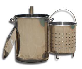Kk30srp King Kooker Tkooker 30 Quart Stainless Steel Turkey Skewer Pot With Basket And Lid New
