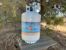 Ysn330 King New 30 Lb Propane Tank Cylinder With Opd Valve And Built-in Site Gauge