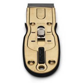 Kc0126-11 Kings County Tools Canadian Made Razor Scraper - Set Of 5 Brass Plated Steel Rubber-bound Ed