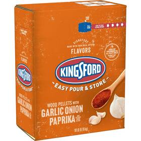 Kingsford 044600602578 Signature Flavors Wood Pellets With Garlic Onion And Paprika Hickory B