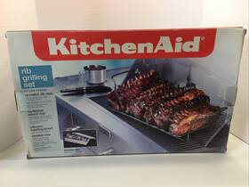 Kitchenaid 024131131648 4 Piece Rib Grilling Set New Open Box