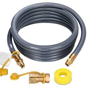 Knocokie 702367948406 24ft 3/4 Inch Id Natural Gas Hose With Quick Connect Wit