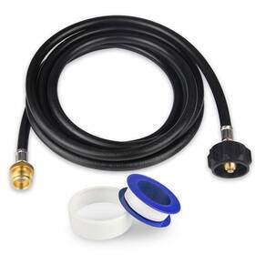 20lbconverter Koman 040835250676 12ft High-pressure Propane Adapter Hose1lb To