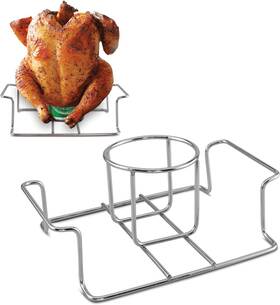Koohere 313050978916 Beer Can Chicken Holder Grill Smoker Premium Grade Stainless Steel Stand