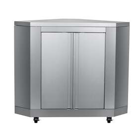 Koolmore 810019865657 26 Inch Stainless-steel Corner Cabinet For Outdoor Kitchen Km-oks-ccab
