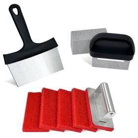 Gck01 Koolstuffs Griddle Cleaning Kit 10 Pcs Heavy Flat Top Grill Cleaner Tool Set Includes