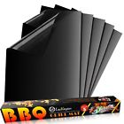 Krd001bk Laukingdom Reusable Heat Resistant Bbq Grill Mat Set Of